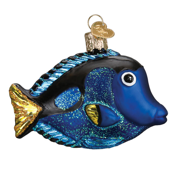 Pacific Blue Tang Ornament for Christmas Tree