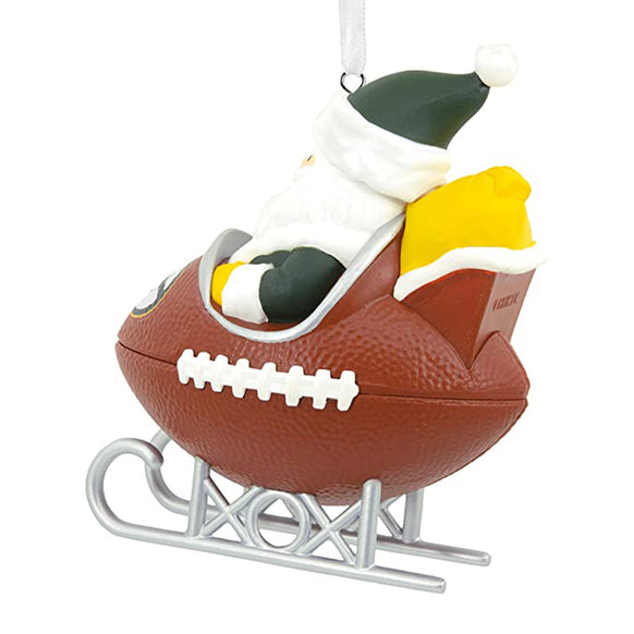 Old World Christmas Green Bay Packers Football Ornament For Christmas Tree