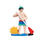 Paddleboard Guy resin ornament can be personalized for the Christmas Tree