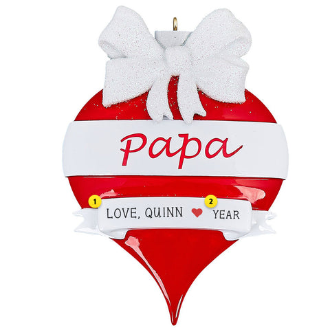 Papa Christmas Tree Ornament
