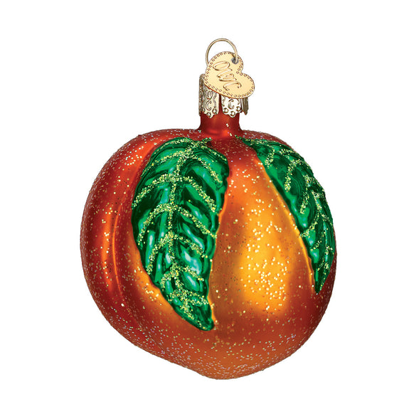 Peach Ornament for Christmas Tree