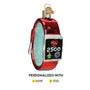 Personalized Step tracker watch Christmas Ornament 