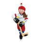 Personalized Hockey Player Ornament for a female ice hockey player