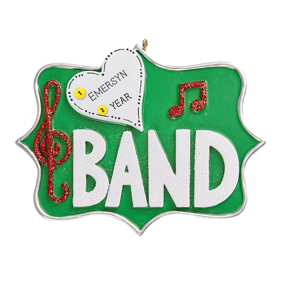 Personalized Ornament for a Marching Band Member