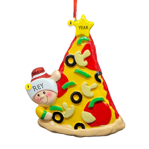 Personalized Pizza Lover Ornament