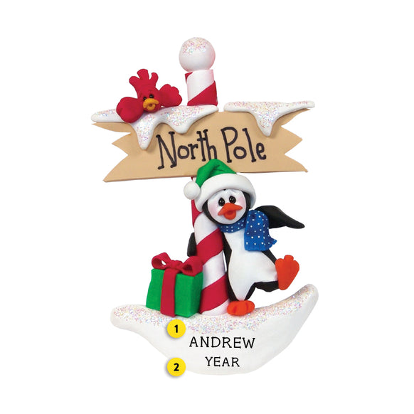 Petey at the North Pole Ornament for Christmas Tree