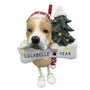Pit Bull Dog Ornament for Christmas Tree