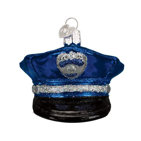 Police Officer's Cap Ornament for Christmas Tree