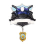 Police Office Cap and Badge Personalized Ornament