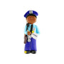 Police Ornament - African-American Male For Christmas Tree