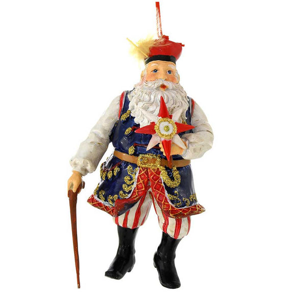 Polish Santa Ornament 