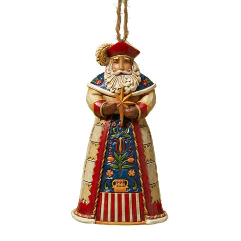 Polish Santa Ornament for Christmas Tree