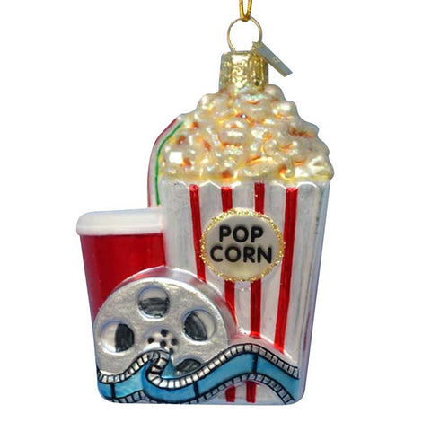 Popcorn at the Movies Ornament for Christmas Tree