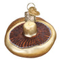 Portobella Mushroom Glass Ornament Underside of ornament