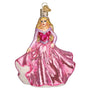 Princess in a Pink Dress Christmas Ornament - Old World Christmas