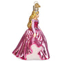 Princess in pink dress ornament side view - Old World Christmas