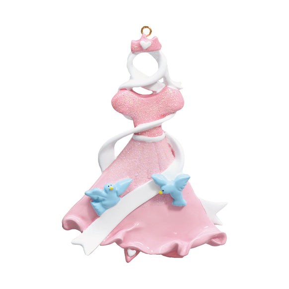 Princess Dress Ornament | Personalized Free Callisters Christmas Princess Dress Ornament | Personalized Free Callisters Christmas