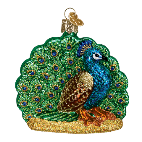 Proud Peacock Ornament - Old World Christmas