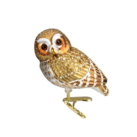Pygmy Owl Ornament for Christmas Tree