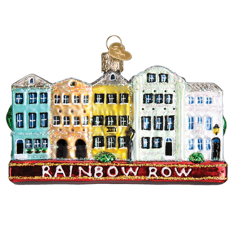 Rainbow Row - Old World Christmas