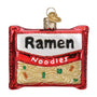 Glass Ramen Noodle Package Christmas Tree Ornament 