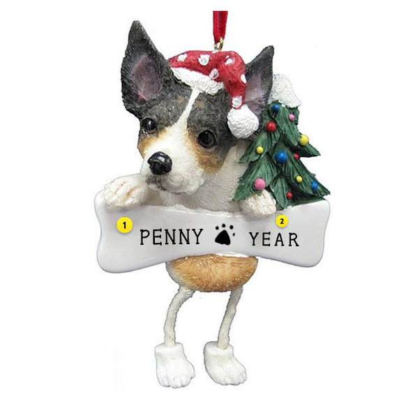 Rat Terrier Ornament Personalized Free – Callisters Christmas