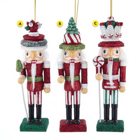 Red and Green Nutcracker Ornament