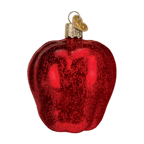 Red Delicious Apple Ornament for Christmas Tree
