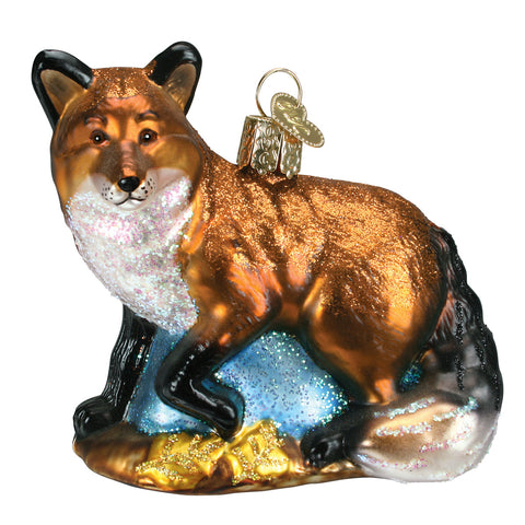 Red Fox Ornament for Christmas Tree