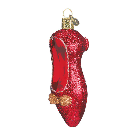 Red Slipper Ornament for Christmas Tree