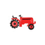 Red Tractor Ornament for Christmas Tree