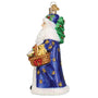 Regal Father Christmas Ornament - Old World Christmas Side