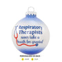 Personalized Respiratory Therapist Ornament