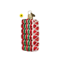 Ribbon Candy Red and Green Stripe Glass Christmas Ornament Variant A