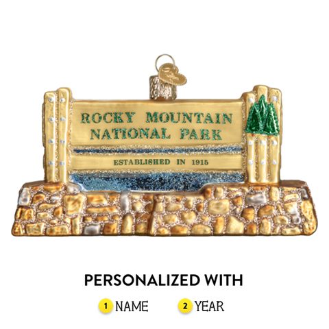 Old World Christmas Rocky Mountain National Park Christmas Tree Ornament  Edit alt text