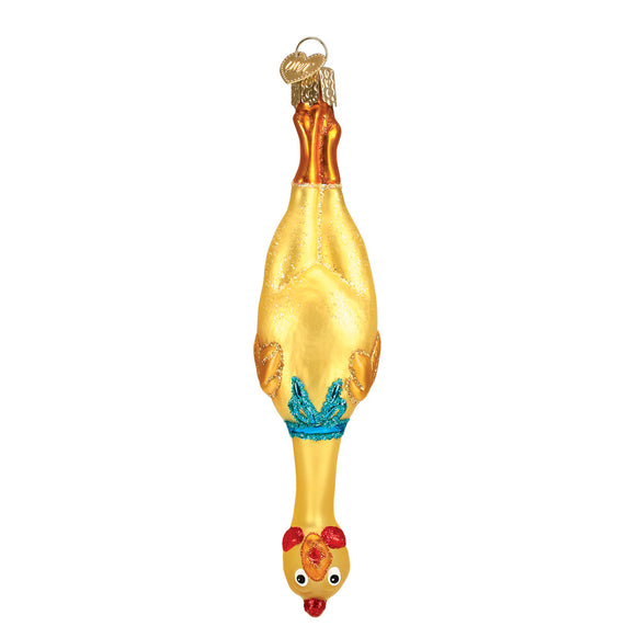Rubber Chicken Ornament for Christmas Tree