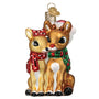 Rudolph® And Clarice™ Ornament - Old World Christmas