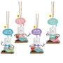 S'mores Mermaid Ornaments Four Assorted