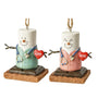 S'mores Hero Christmas Tree Ornament, 2 Assorted A. Blue, B. Pink