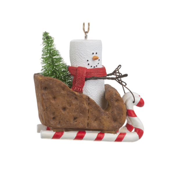 S'more Sled Ornament for the Christmas Tree