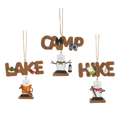S'mores Camping Ornaments