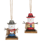 S'mores Cowboy & Cowgirl Ornaments