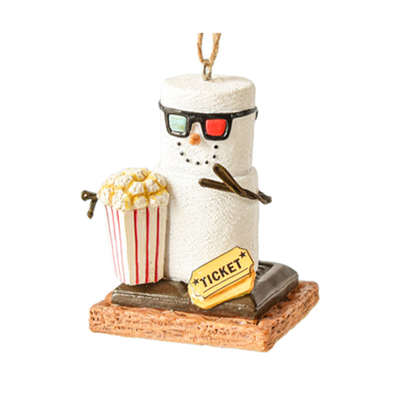 S'mores Movie Buff Christmas Tree Ornament