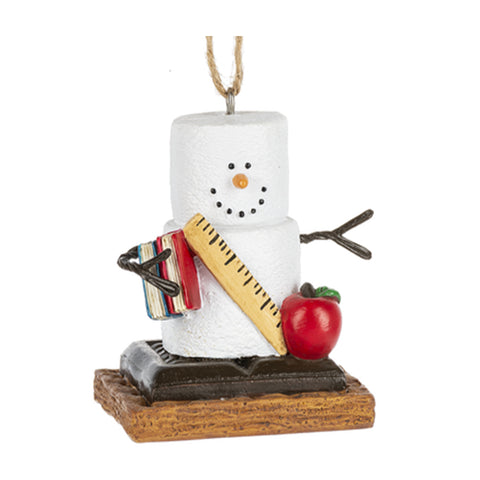 S'mores Teacher Christmas Tree Ornament