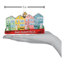 San Francisco Painted Ladies Ornament Old World Christmas 5 inch Wide