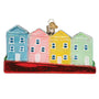 San Francisco Painted Ladies Ornament Old World Christmas Back of Houses