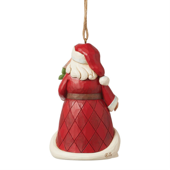 Santa Partridge in a Pear Tree Ornament | Jim Shore Ornaments ...