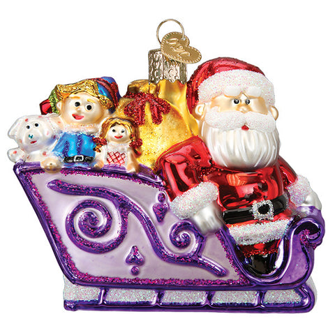 M&M's In Sleigh Ornament by Old World Christmas