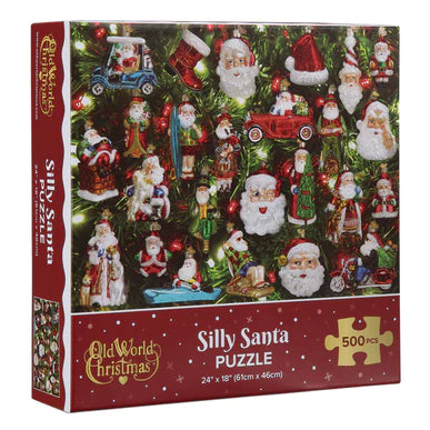 Silly Santa Puzzle - Old World Christmas