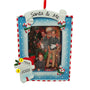 Personalized Santa and Me Frame Ornament